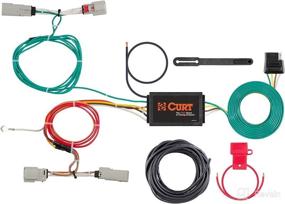 img 4 attached to 🔌 Custom Trailer Wiring Harness for Lincoln MKX - CURT 56298, Vehicle-Side, 4-Pin, Black finish