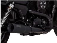 🔥 black vance &amp; hines hi-output slip-on exhaust for harley street500 (2014-2019) логотип