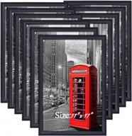 display your memories in style with petaflop 11x17 black poster frames - pack of 10 logo