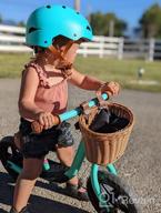 img 1 attached to JOYSTAR 10"/12" Kids Balance Bike For Girls & Boys, Ages 18 Months To 5 Years, Toddler Balance Bike With Footrest & Adjustable Seat Height, First Birthday For Child (Black Blue Green Pink) review by Kaushik Inlawker