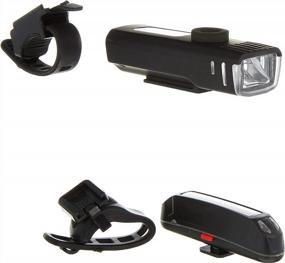 img 3 attached to 400 Lumen Super Bright LED Bike Front & Back Light Set - USB Rechargeable, Fits All Bicycles For Cycling Safety