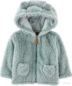 img 4 attached to Carters Zip Up Sherpa Cardigan Jacket Apparel & Accessories Baby Boys best: Clothing