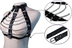 img 2 attached to Urhapc Adjustable Lingerie Roleplay Clubwear Women's Accessories ~ Belts