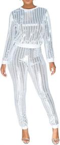 img 2 attached to 👗 Stylish Women's Clothing: Legging Jogging Tracksuit, Jumpsuits, Rompers & Overalls