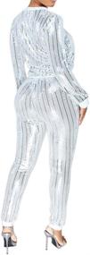 img 1 attached to 👗 Stylish Women's Clothing: Legging Jogging Tracksuit, Jumpsuits, Rompers & Overalls