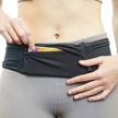 sweat-proof running belt with adjustable 3 pockets for iphone – perfect fitness companion logo