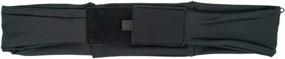 img 2 attached to Защищающий от пота беговой пояс с 3 регулируемыми карманами для iPhone — идеальный компаньон для фитнеса