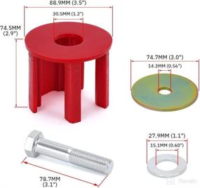 img 3 attached to PQY Engineering Dog Bone Mount Insert Kit for VW Golf GTI Rabbit MK5 2.0TSI - Enhanced Compatibility