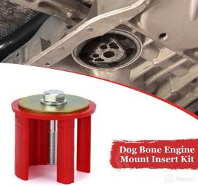 img 1 attached to PQY Engineering Dog Bone Mount Insert Kit for VW Golf GTI Rabbit MK5 2.0TSI - Enhanced Compatibility