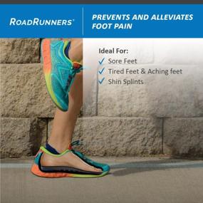 img 3 attached to Tuli'S RoadRunners, Shoe Replacement Arch Support Insoles With Shock Absorption And Cushioning, Small