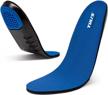 tuli's roadrunners, shoe replacement arch support insoles with shock absorption and cushioning, small logo