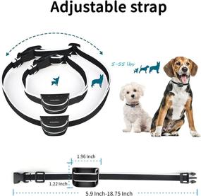 img 3 attached to 🐶 MASBRILL Small Dog Bark Collar: Humane Stop Barking Collar for Tiny Dogs – Rechargeable, Vibration Beep, No Shock or Prongs – Black