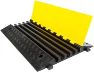 5-channel rubber cable ramp with modular design for effective cable cover and protection logo