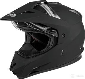 img 4 attached to GMAX GM 11S Dual Sport Full Face DOT Approved