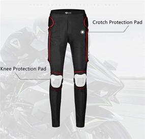 img 2 attached to XINNI Protective Motorcycle Riding Pant for Motocross Racing Hip and Leg Protection