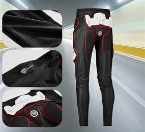 img 1 attached to XINNI Protective Motorcycle Riding Pant for Motocross Racing Hip and Leg Protection