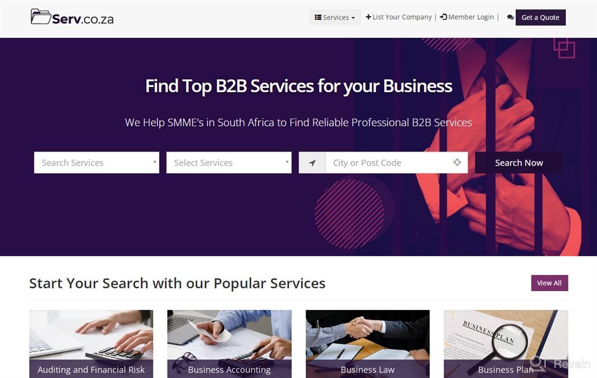img 1 attached to Serv B2B Marketplace review by Brendan Thorpe