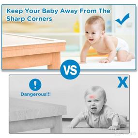 img 3 attached to 👶 Clear Silicone Baby Proofing Edge Protector Strip - Upgraded 0.6in Thick Soft Corner Guards with Strong Adhesive - 6.6ft Edge Protectors for Cabinets, Tables, Drawers