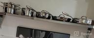 img 1 attached to Durable & Certified Stainless Steel Wall Shelf For Commercial And Home Use review by Johnny Price