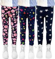 👧 lspar leggings printing athletic 12years girls' clothing - stylish leggings for active young girls logo