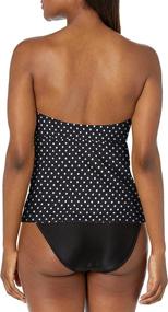 img 2 attached to 👙 Stylish XL black Bandeau Tankini Top for Women: Catalina Women's Clothing in Swimsuits & Cover Ups