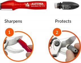 img 1 attached to Universal Tool Sharpener: Altuna Pocket Blade W/ Tungsten Carbide For Garden Tools, Pruning Shears, Hedge Scissors & More!