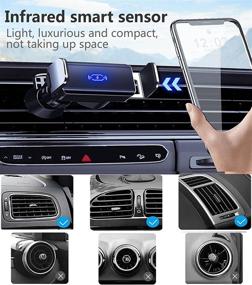 img 2 attached to Windshield Dashboard Compatible Smartphones A2 Black