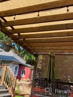 img 1 attached to 10'X20' UV Block Sun Shade Canopy With Grommets For Outdoor Pergola, Patio, Garden Deck By DOEWORKS - Shade Cloth review by Nicholas Peters