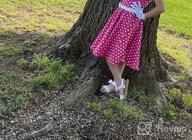 img 1 attached to Chic and Timeless: BlackButterfly Audrey Vintage Polka Girls' Dresses Collection review by Angie Walker