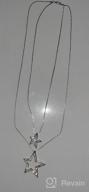 img 1 attached to Ethnadore Crystal Star Pendant Necklace with Long Chain and Multilayer Rhodium Plating for Fashion Jewelry review by Tony Basler