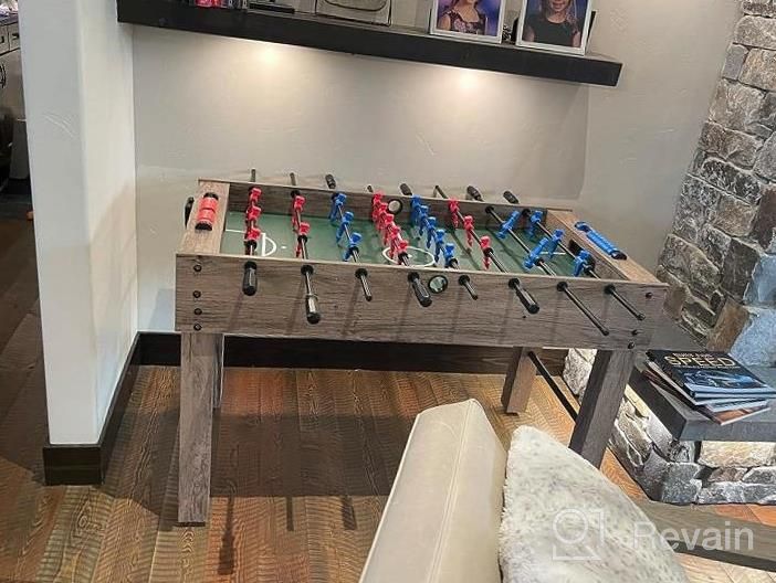 img 1 attached to Game Room Foosball Table By GoSports - Perfect For Big Fun And Endless Entertainment! review by Justin Wallace