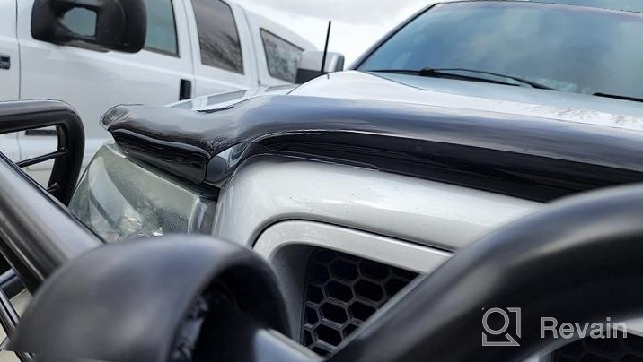 img 1 attached to Protect Your Ford F-150 From Bugs And Debris With AVS High Profile Hood Shield In Chrome Finish - Perfect Fit For 2004-2008 Models review by Inyong Dow