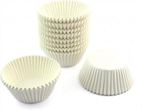 img 3 attached to Eoonfirst Standard Size Baking Cups Thanksgiving Day Party Cupcake Liners 200 Pcs (White)
