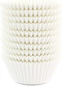 img 4 attached to Eoonfirst Standard Size Baking Cups Thanksgiving Day Party Cupcake Liners 200 Pcs (White)