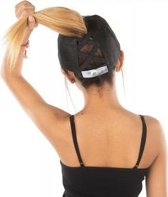 img 3 attached to Women'S Funky Junque Baseball Cap - Perfect For Ponytails And Messy Buns!