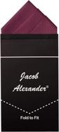 jacob alexander pre folded triangles handkerchief men's accessories : handkerchiefs logo