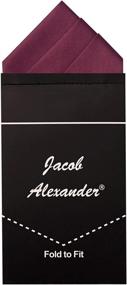 img 1 attached to Jacob Alexander Pre Folded Triangles Handkerchief Men's Accessories : Handkerchiefs