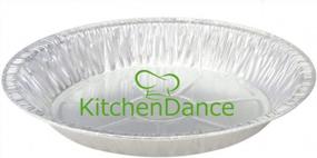 img 3 attached to Large Disposable Aluminum Pie Pan #2411 (10) By KitchenDance 11
