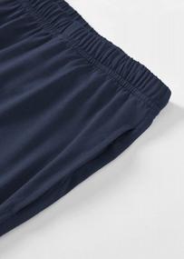 img 1 attached to Plus Size Women'S Bamboo Rayon Sleep Capris Pajama Pants Esenchel Capri