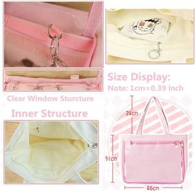 img 2 attached to 👜 Versatile Window Shoulder Handbag: Ideal for School, Cosplay, and More! Women's Handbags & Wallets - Shoulder Bags