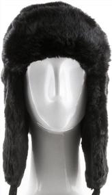 img 3 attached to ULTRAFINO Explorer Ushanka Winter Trapper Faux Fur Pilot Hat Ear Flaps