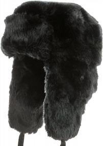 img 4 attached to ULTRAFINO Explorer Ushanka Winter Trapper Faux Fur Pilot Hat Ear Flaps