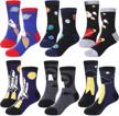 6 pairs of cozy animal wool socks for boys and girls - fnovco winter warmth for children logo