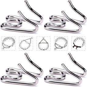 img 4 attached to 🐕 DEYACE Dog Prong Collar Links: Premium Steel Pinch Collar Chrome Links for Effective Training – 4pcs Set