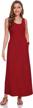 taipove women's maxi nightgown with shelf bra, pockets, and full length slip for under dresses - sexy sleepwear and casual pjs logo