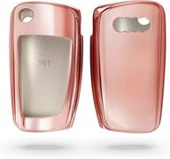 🔑 kwmobile key cover for audi - stylish rose gold high gloss finish логотип