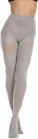 img 3 attached to Women'S 80 Denier Semi Opaque Footed Pantyhose Tights By Frola