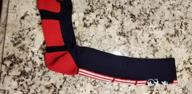 img 1 attached to 🧦 SEO-Optimized Over The Calf Socks: Patriot USA Flag Stars and Stripes Design review by Gonzalo Marshall