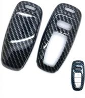 carbon gloss fiber smart remote keyless entry shell cover for new audi a6l, a7, and a8l 2018-2019 models by carmonmon logo
