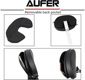 img 2 attached to 🔌 AUFER Customizable Plug-in Driver Rider Backrest for 1997-2022 Touring Road King Street Glide Road Glide Electra Glide Models with Adjustable Features